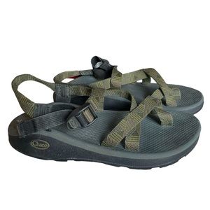 Chaco Green and Black Men's Sandals